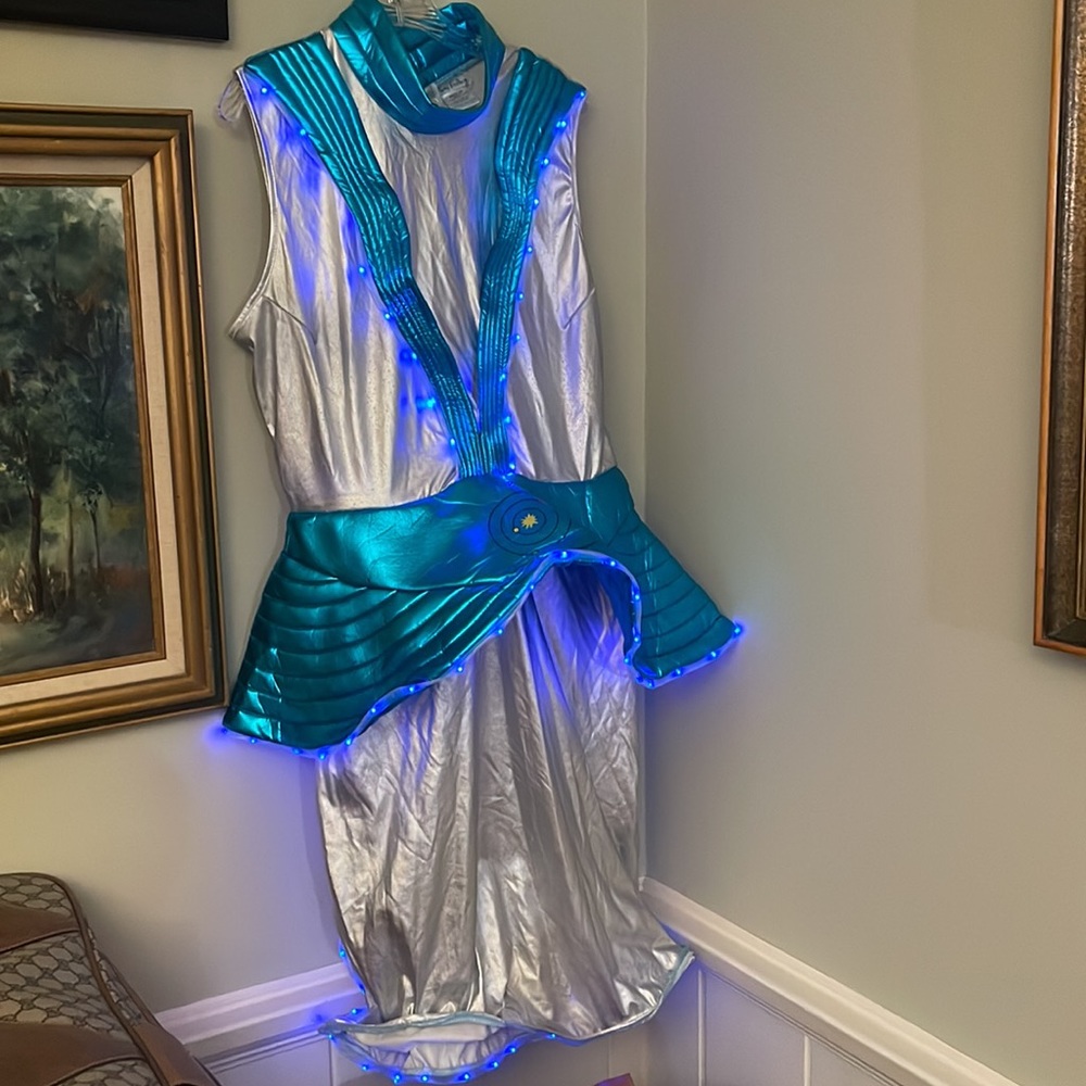 JELLYFISH CUSTOM HALLOWEEN COSTUME ADULT MEDIUM AWARD WINNER! 3PC! BLOW UP SEA - Picture 4 of 17